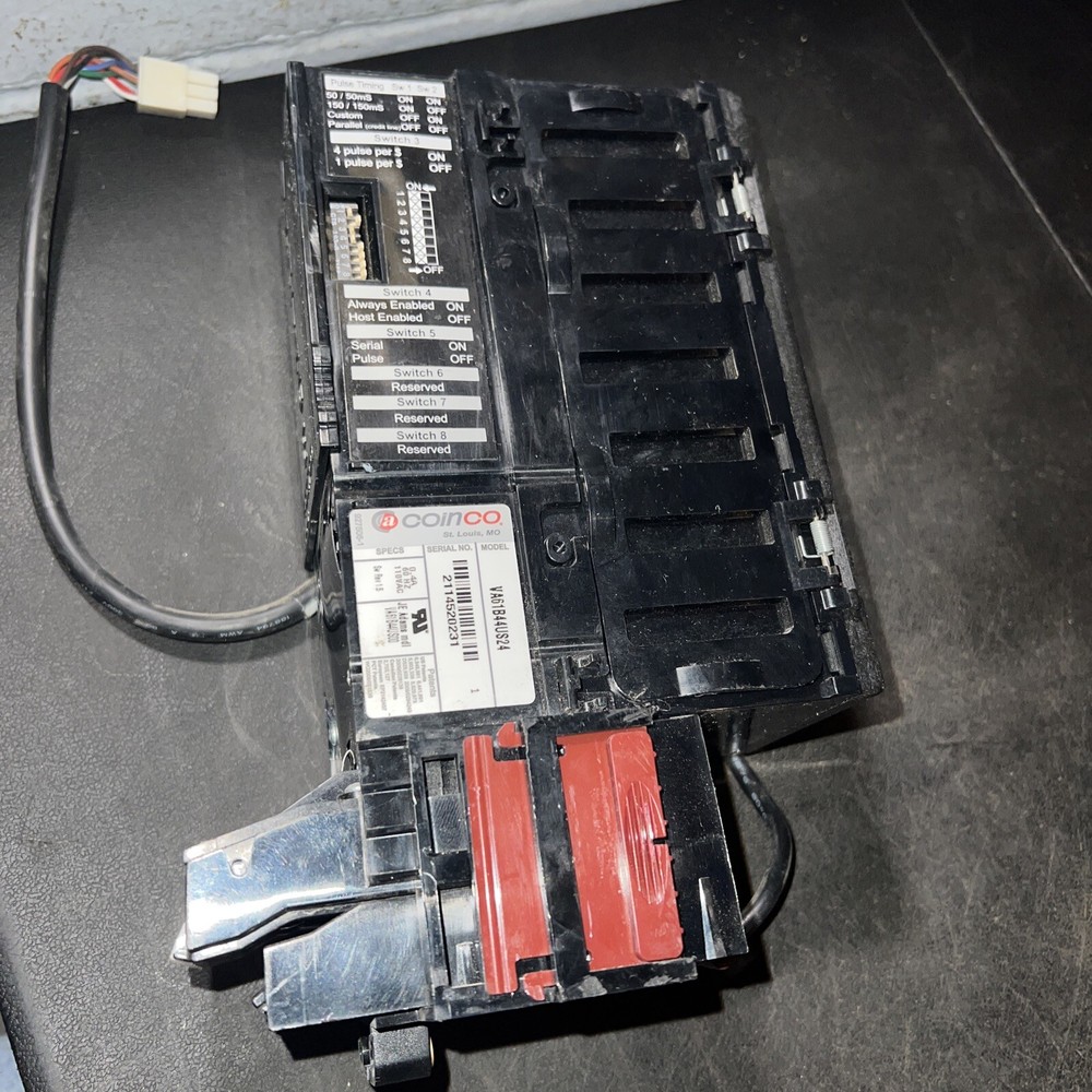 Coinco Vantage VL61B44US00 110/24 Volt Bill Validator (UNTESTED)