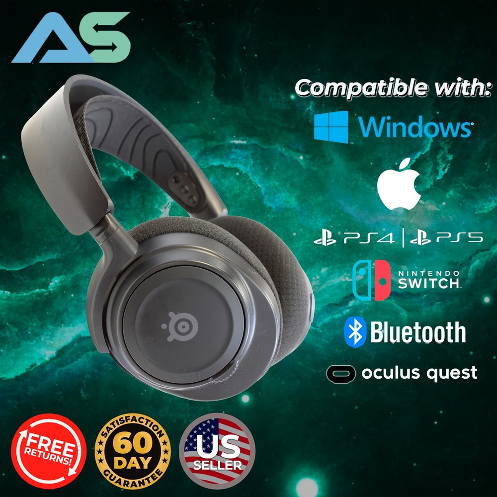 SteelSeries Arctis Nova 7 Wireless Gaming Headset For PC/ MAC/BT/PS4/PS5/Switch