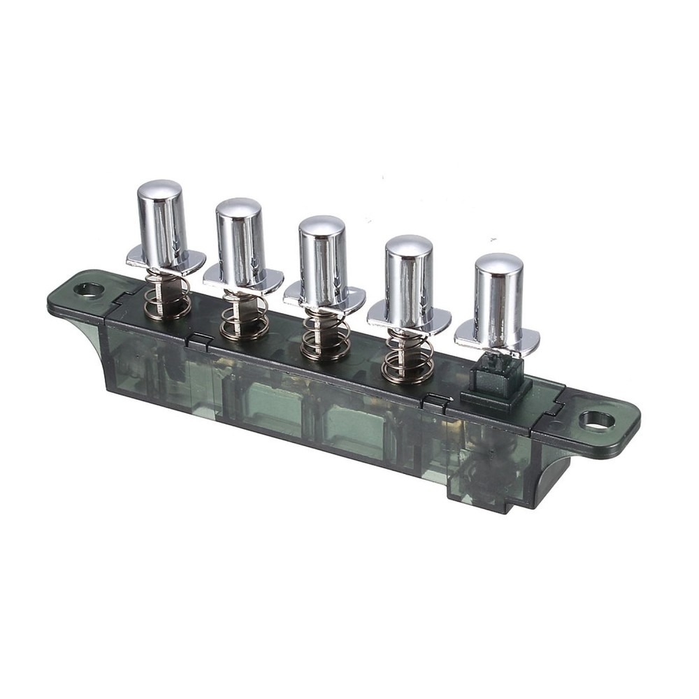 MQ165 AC 250V 4A 5 Push button Piano Type Keyboard Switch for Range Hood