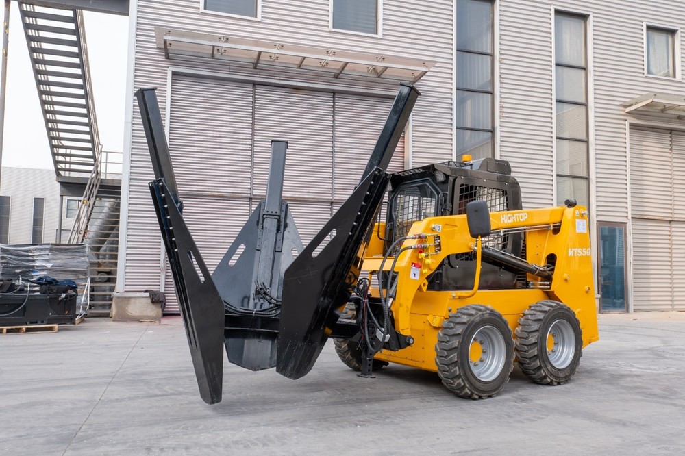 Root Digging Move Tree Transplanter, Convertible Root Removal fit bobcat loader