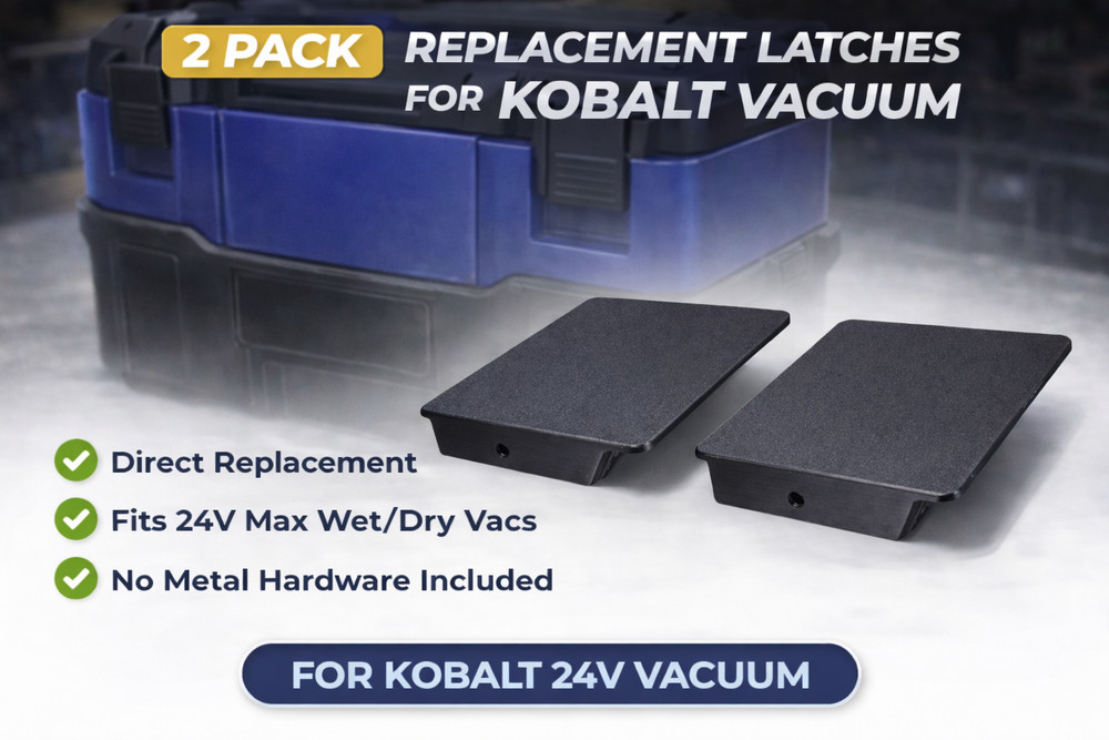 Latch Replacement for Kobalt 24V Vacuum (Pair)