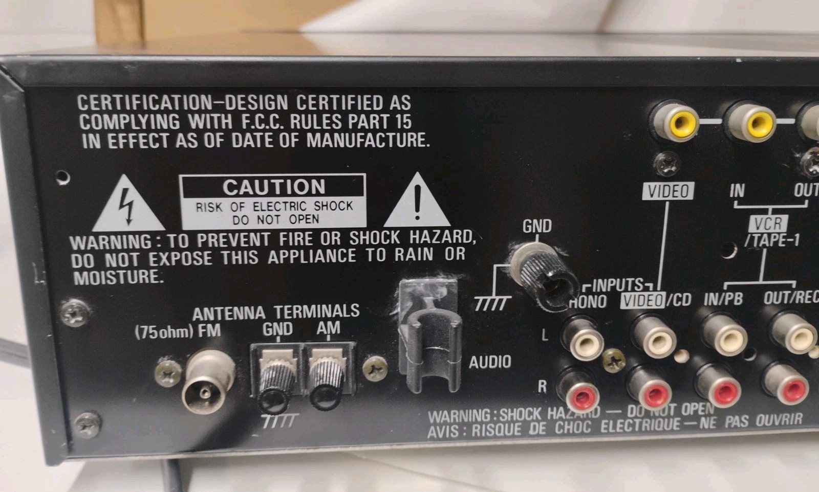 DENON DRA-355 Precision Audio Component AM-FM Stereo Receiver