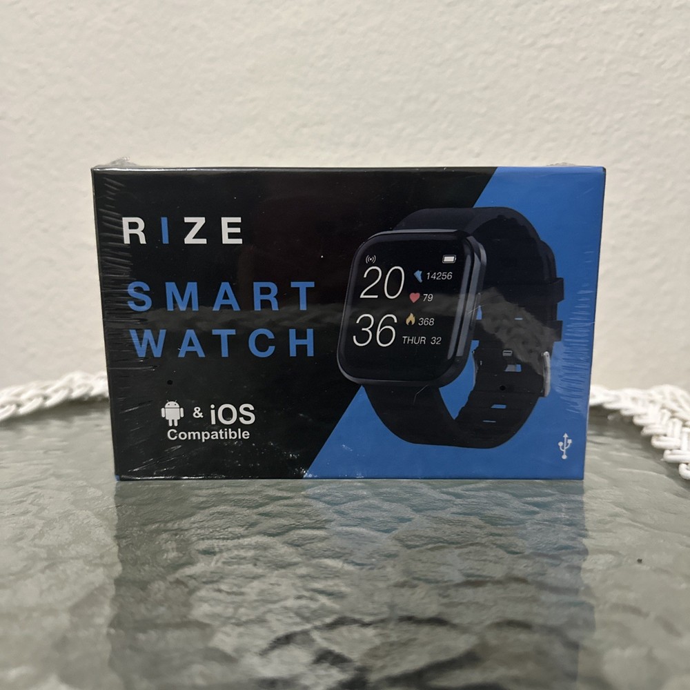 RIZE Android iOS Compatible SMART WATCH - In SEALED Original Box