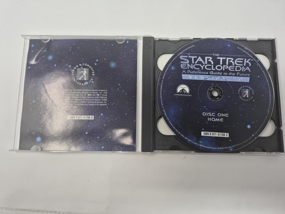 Star Trek Interactive Encyclopedia 3.0 CD-ROM 1997 MacWindows 95 PC BIG BOX