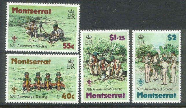 MONTSERRAT 1979 50th Anniversary BOY SCOUTS