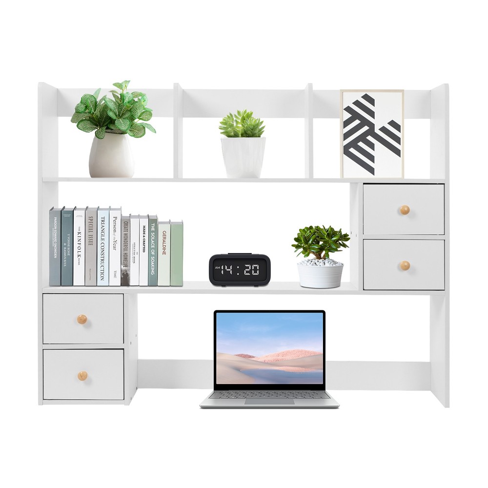 Desktop Organizer Office Storage Rack Desktop Shelf Rack