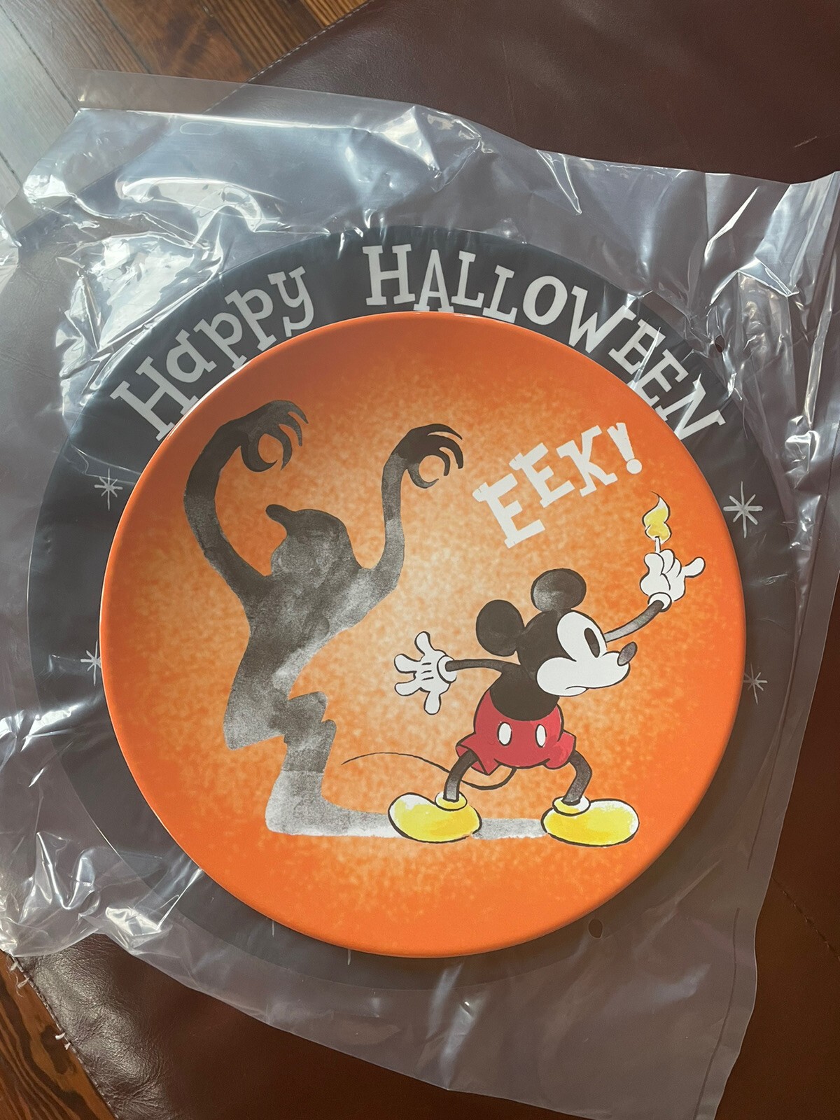 Disney Pottery Barn holiday Mickey Halloween Peanuts Dinner Party Plate SET 8 !