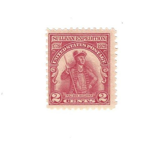 STAMP US SCOTT 657 "J. Sullivan" 2 CENT 1929 MNH