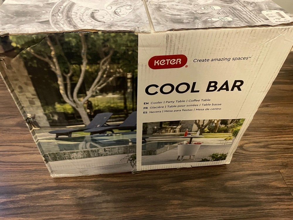 Keter Cool Bar Patio End Table