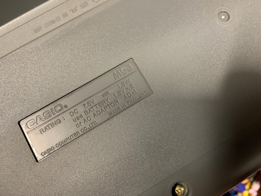 Casio Magical Light ML-2 Keyboard - Tested and Works