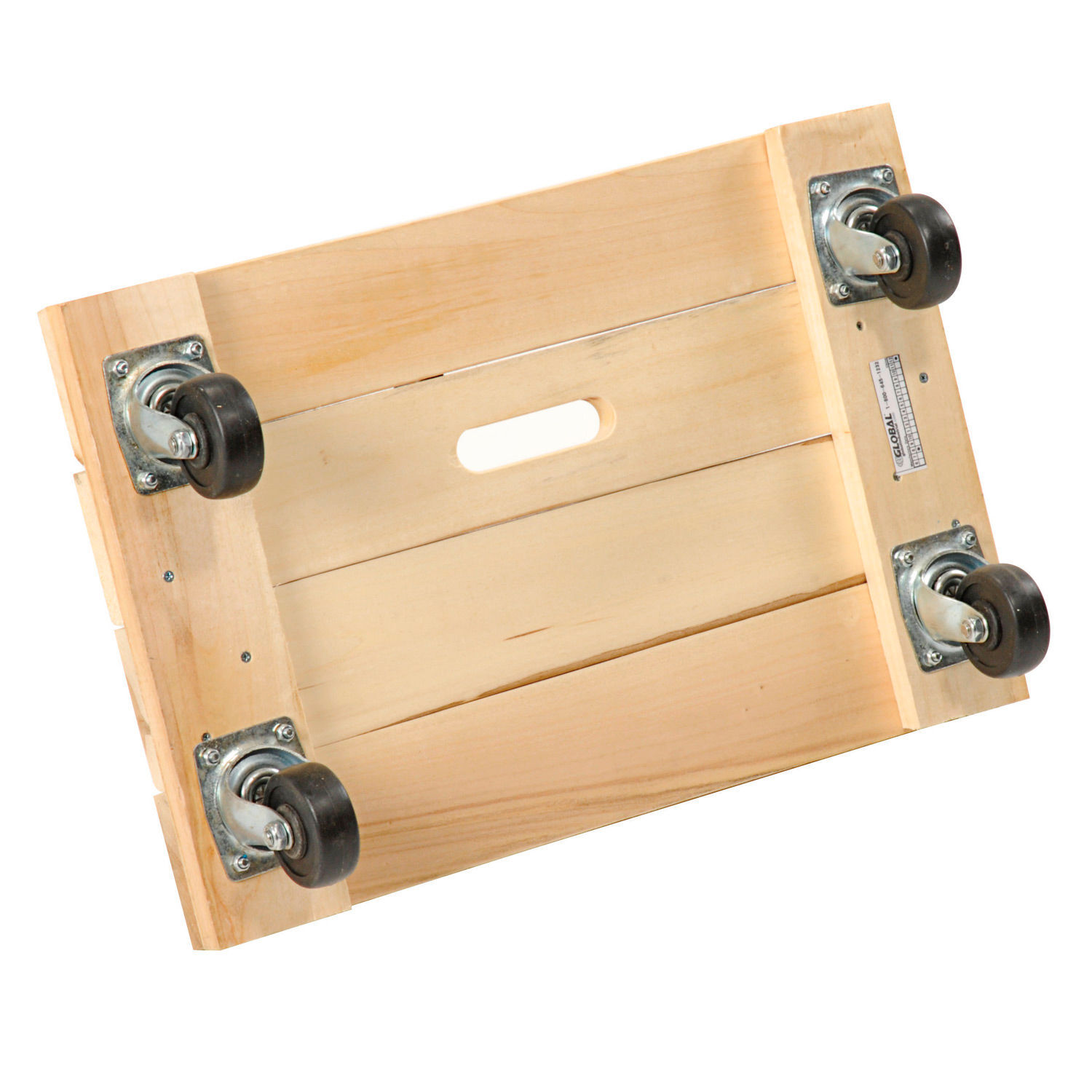 Hardwood Dolly - Solid Deck 24 x 16 1000 Lb. Capacity