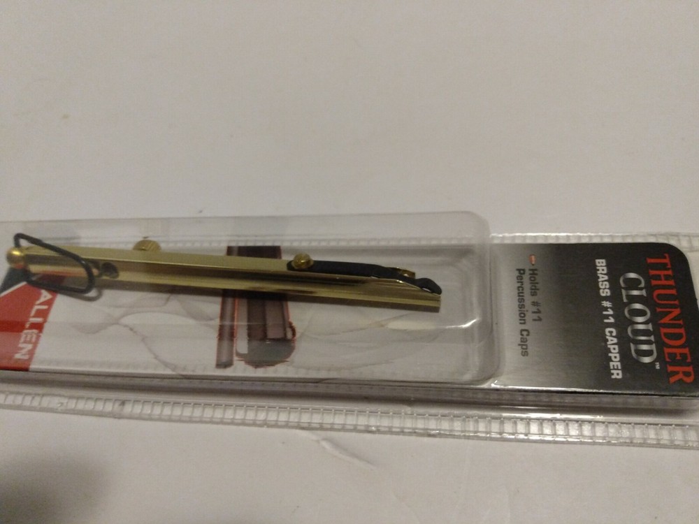 Brass Muzzleloader Capper For #11 Percussion Caps - Thunder Cloud - Allen