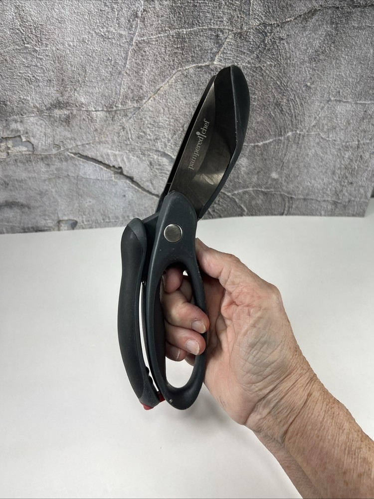Pampered Chef Double Bladed Salad Chopper Shears Scissors 2582