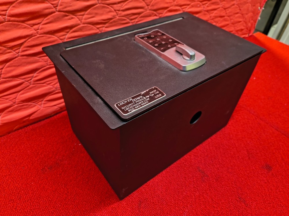 Used Locker Down Safe With Electronic Keypad Lock Good Condition