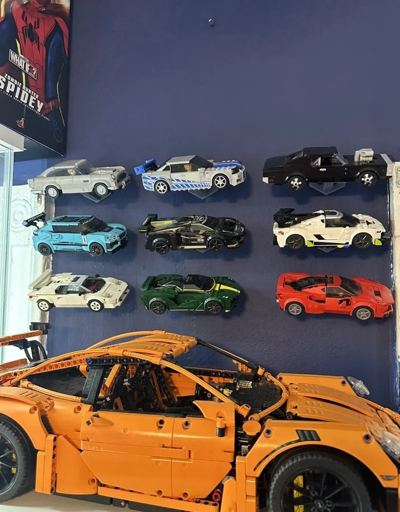 Lego Speed Champions Wall Mounts (3 Count)