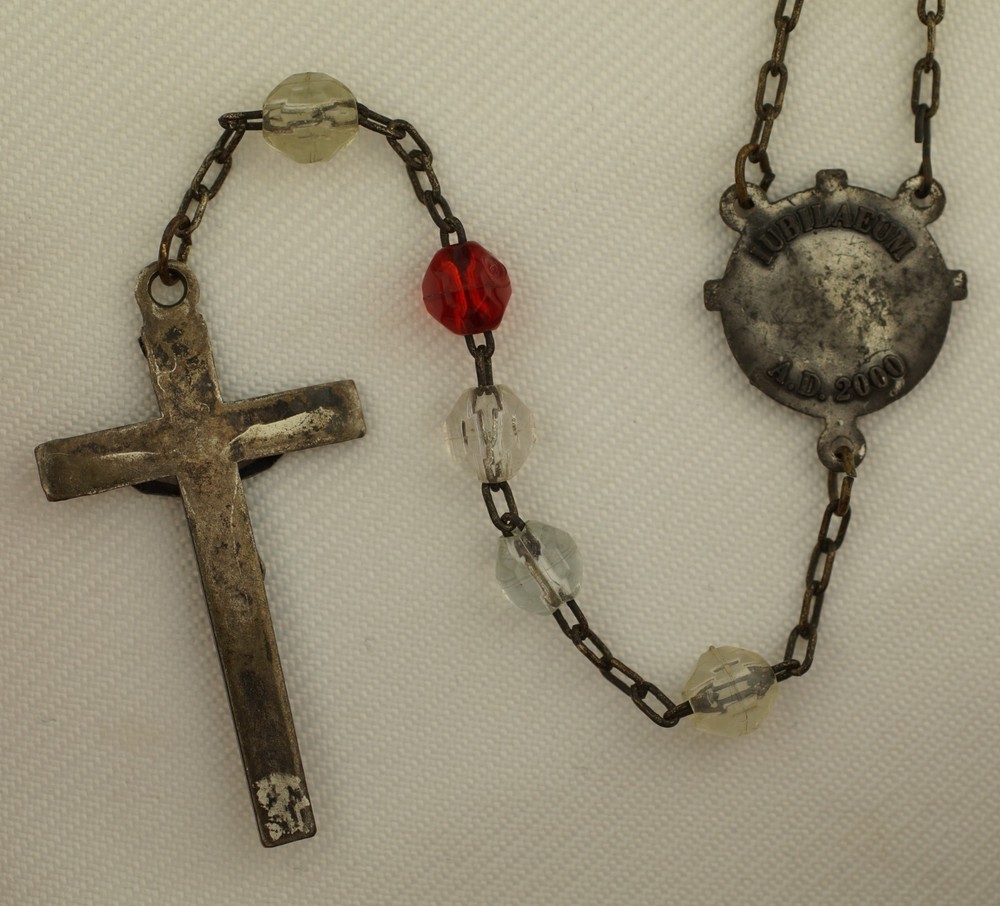 Vintage Millenium Rosary Jubilee 2000 CHRIST YESTERDAY TODAY FOREVER Jubilaeum