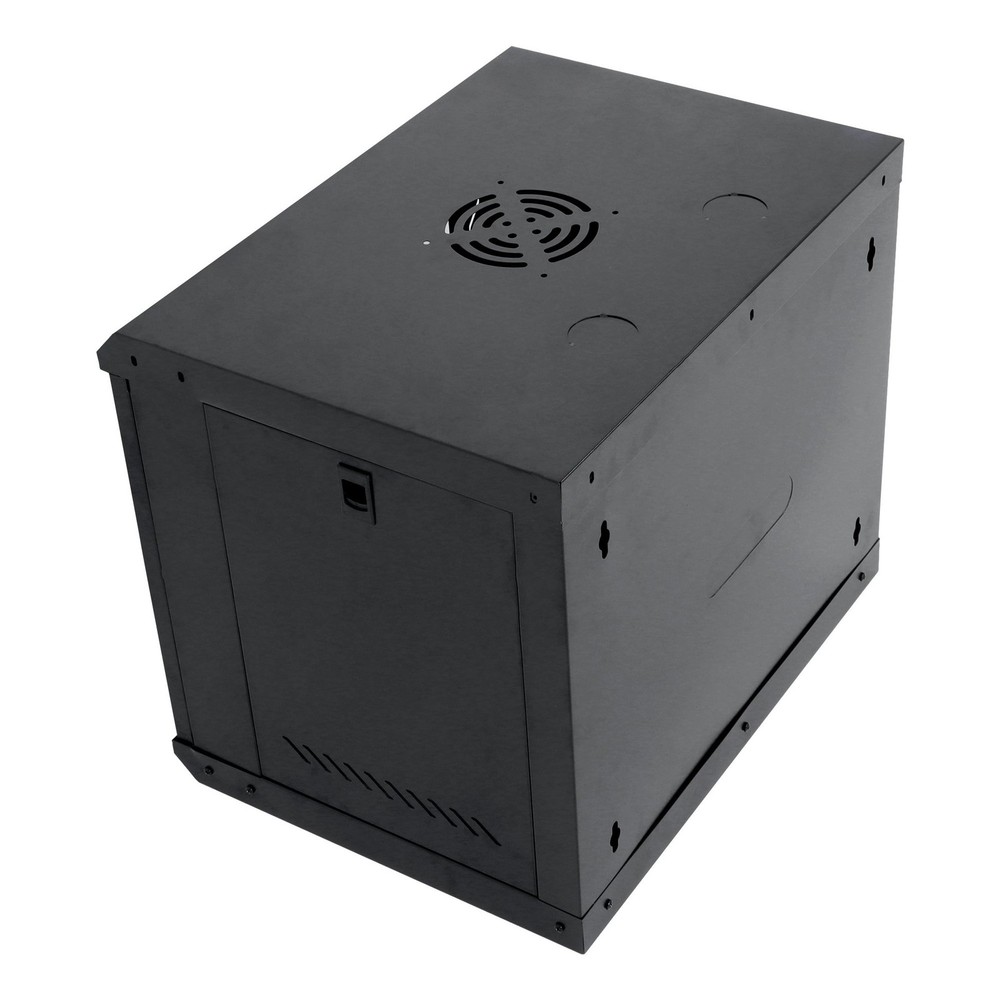 Wall Mount Network Server Rack Cabinet Enclosure 15.5'' Deep Door Lock 9U