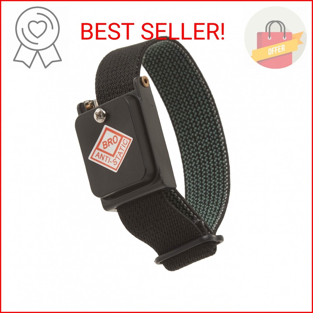 Kingwin Anti-Static Cordless Wrist Strap, Protect Your PC from Static Electricit