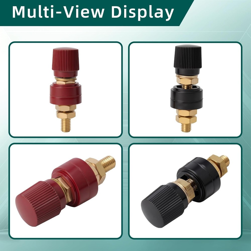 AUTOKAY 2 Pack 5/16 Inch Battery Terminal Stud Remote Binding Post...