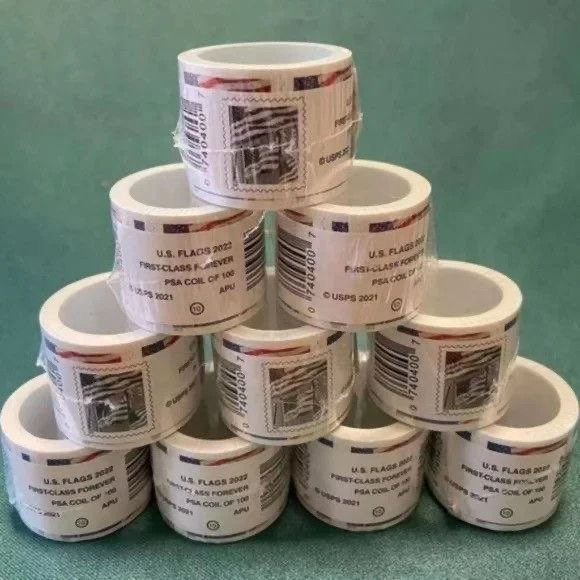 New Collection 20 ROLLS Of 100 USPS Postage-1000 PCS-Special Sale (2022)