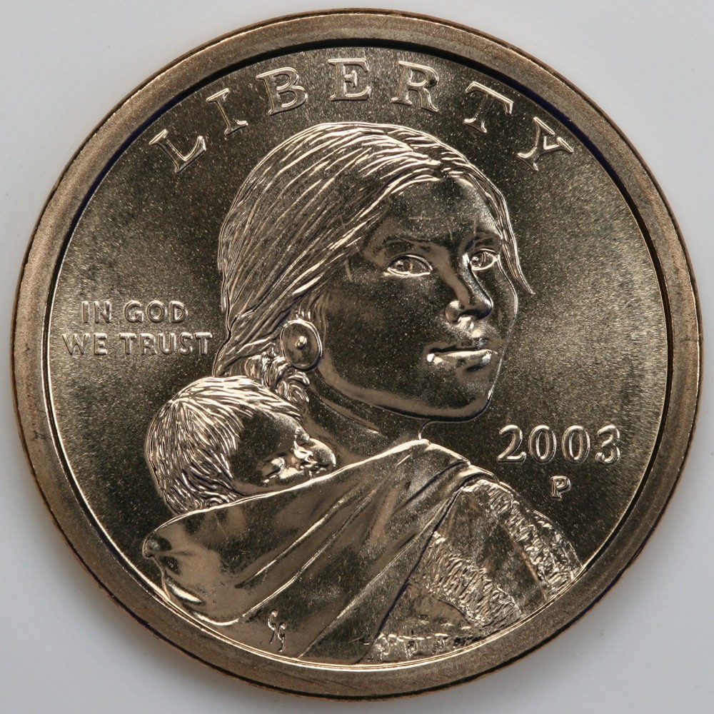 2003 P Choice BU Sacagawea Dollar DL156