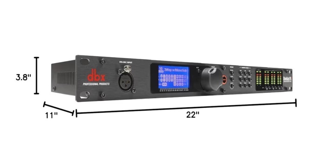 "GENUINE" DBX DriveRack PA2 Two-Input Six-Output Complete Loudspeaker Processor
