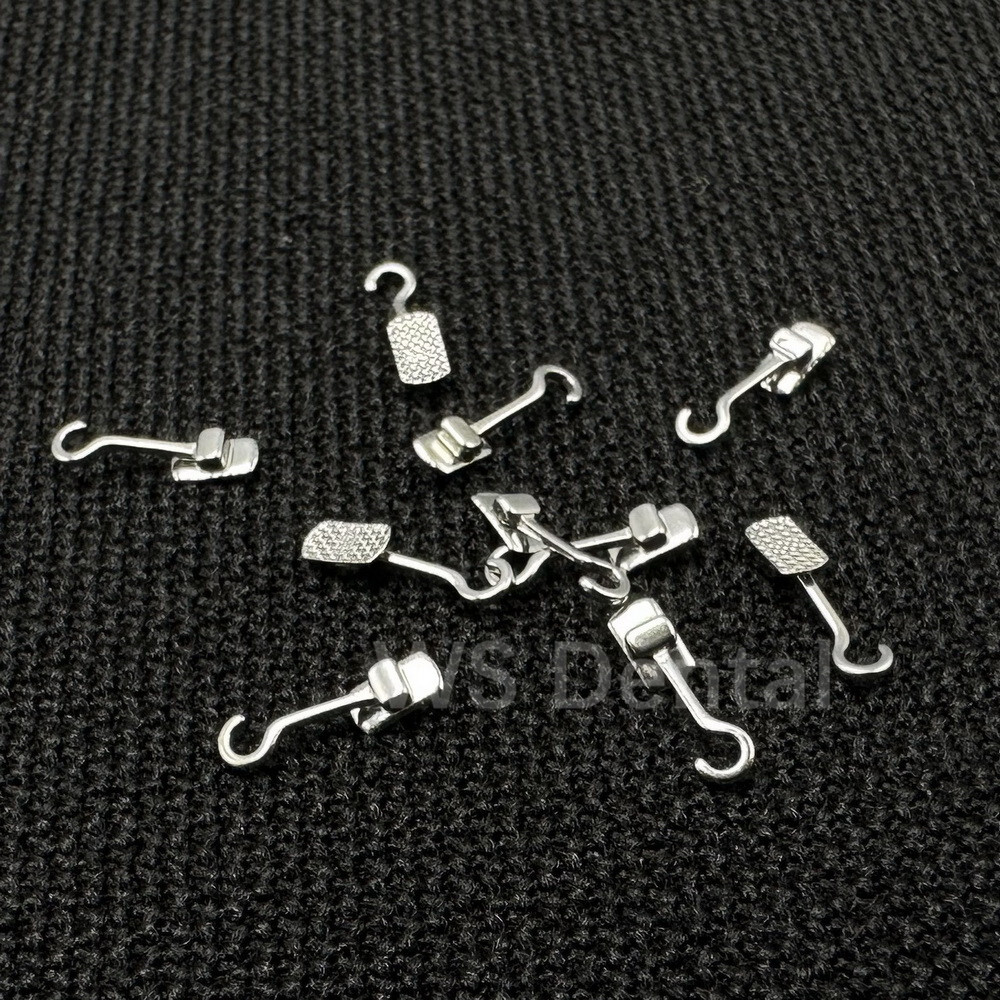Dental Orthodontic Crimpable Hook Sliding Hooks Vertical Bonding Left Right