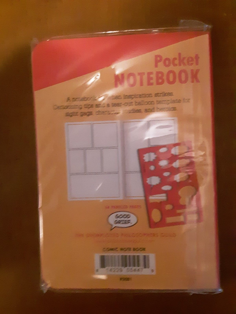 Comic Note Book Compact Size 64 Paneled Blank Pages NEW Loot Crate