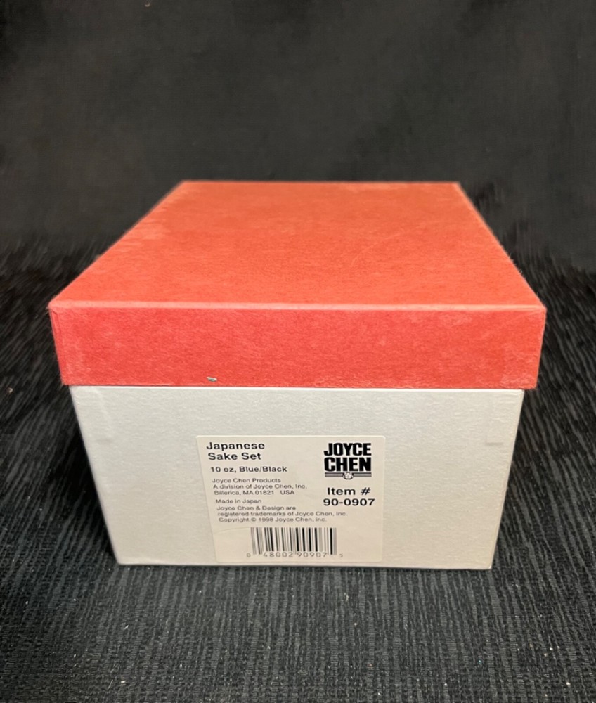 NIB JOYCE CHEN 5 PIECE SAKE SET.