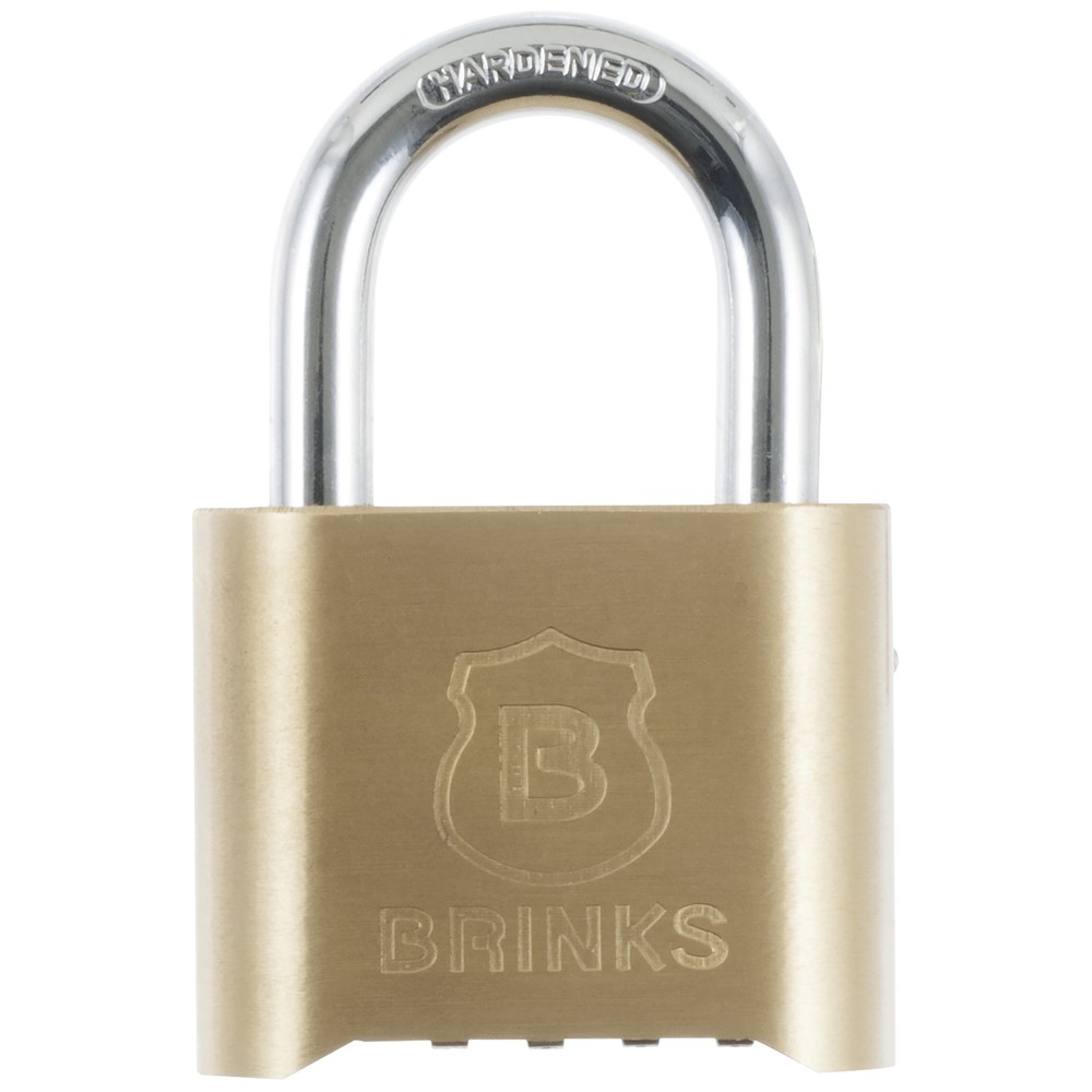COMBINATION LOCK Solid Brass, 50Mm Resettable Padlock with 1 In Shackle