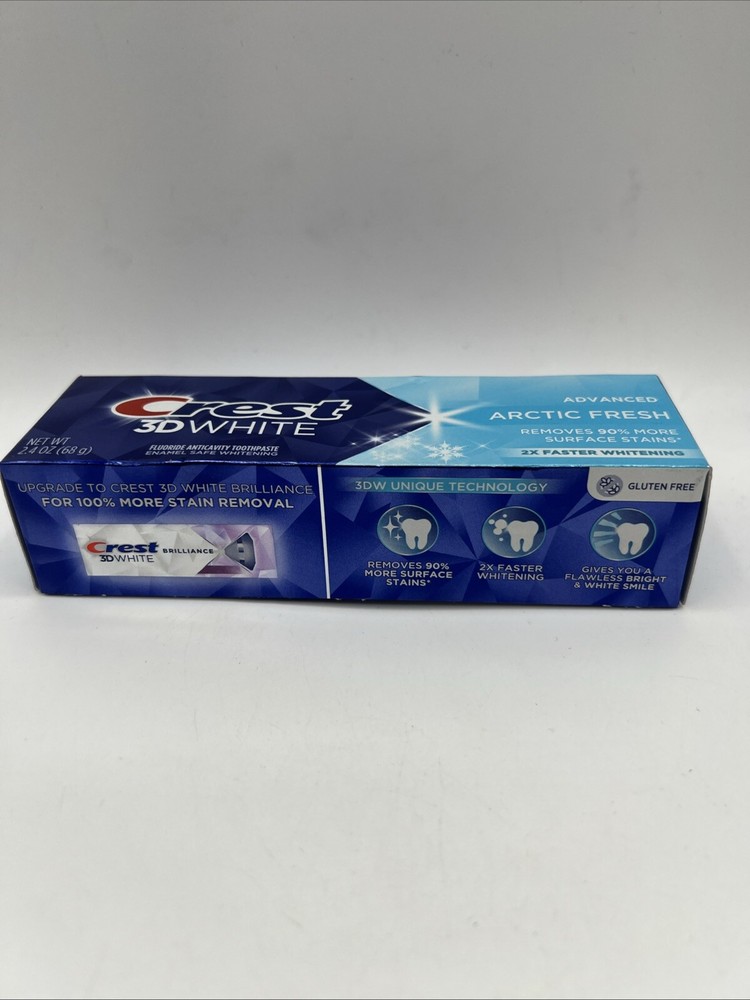 Crest Advanced Arctic Fresh Fluoride Anticavity Toothpaste 2.4 oz 3 Pack