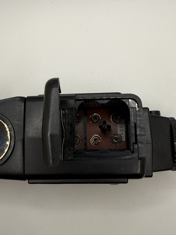 Sunpak Auto Zoom 333 Thyristor Electronic Flash Shoe Mount - Black - Untested