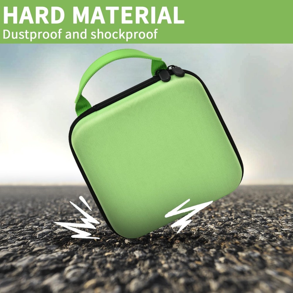 Green Case for NIIMBOT B21 Label Maker Holder for Printer Labeling Tapes