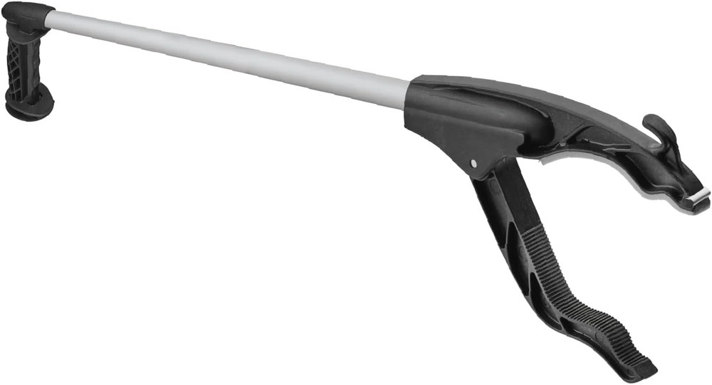 32" Lightweight Reacher Tool with Trigger Grip, Rotating Head, and Magnetic Tip