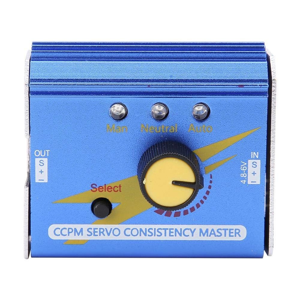 Power Servo Tester 3CH ESC Multi CCPM Consistency Master Checker for RC Black