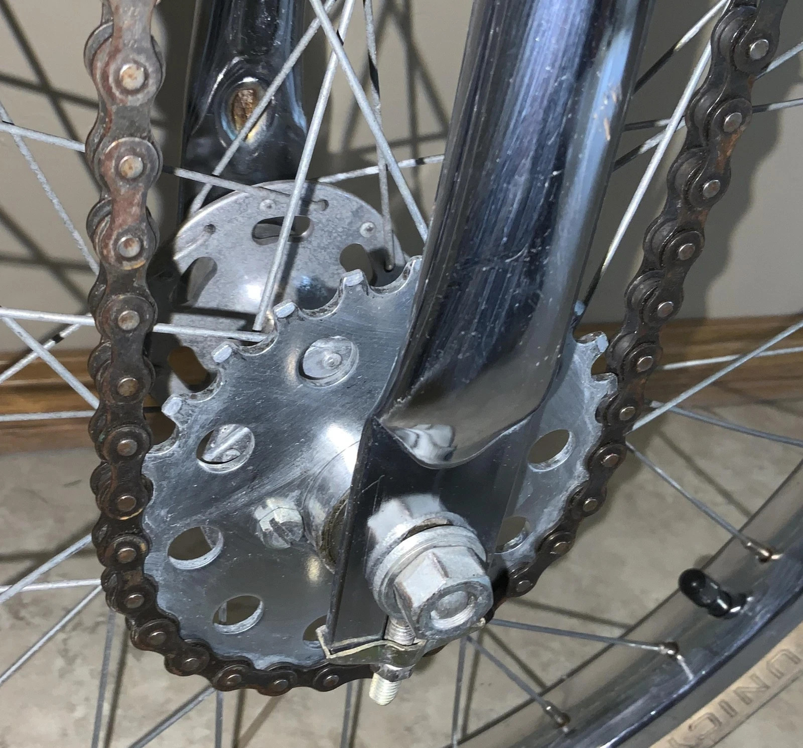 VIDEO! 5/6 ft Schwinn Giraffe Unicycle Chrome Nimbus Performers Circus Monowheel