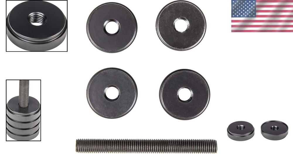 Adjustable Bow Stabilizer Weight Set - Anodized Aluminum with One-Ounce Weights