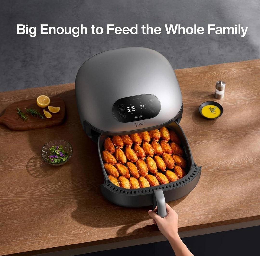 Typhur Dome 2 AI Smart Air Fryer - Self-cleaning Mode / Extra Large Capacity NEW