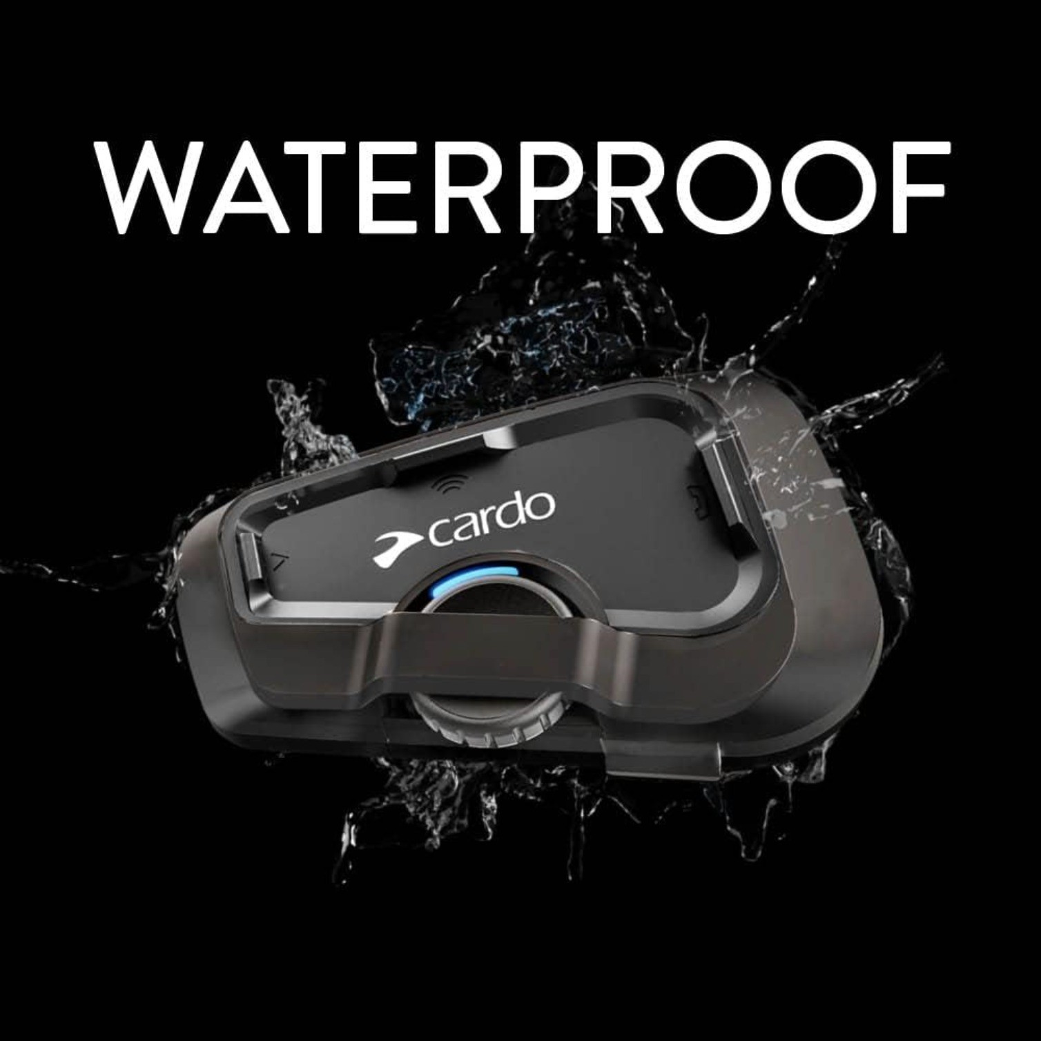 Cardo 2X Motorcycle 2-Way Helmet Bluetooth Communication System Headset Intercom