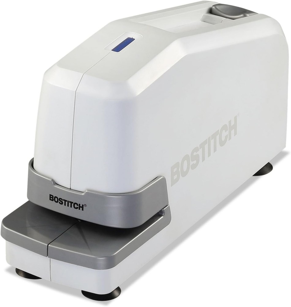 Office Impulse 30 Sheet Electric Stapler - Automatic, Metal, & White Design