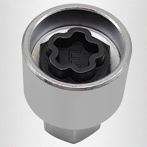 E Wheel Locking Nut Key Compatible with Audi Series, (Socket OD 27mm - Scoket E