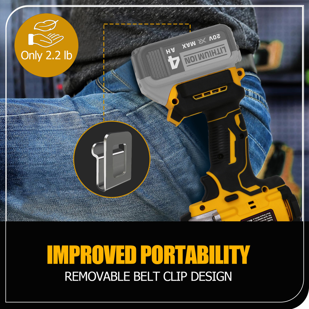 Compatible Dewalt 20Volt Max Brushless Cordless 1/4" Hex Impact Driver Compact