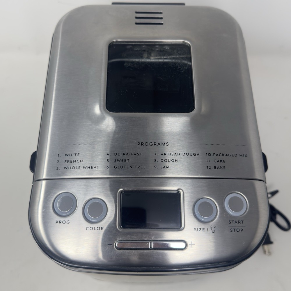 Cusinart CBK-110 Compact Automatic Bread Maker Machine Tested Working