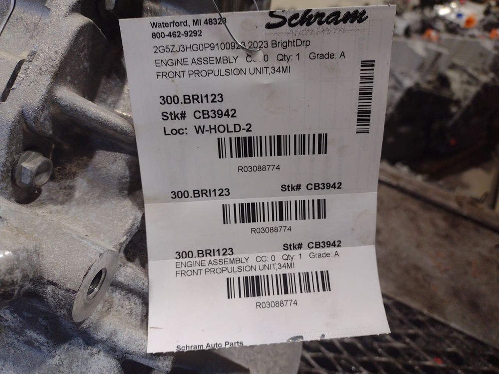Front Propulsion Unit Engine For 2023 Chevrolet BrightDrop 3088774
