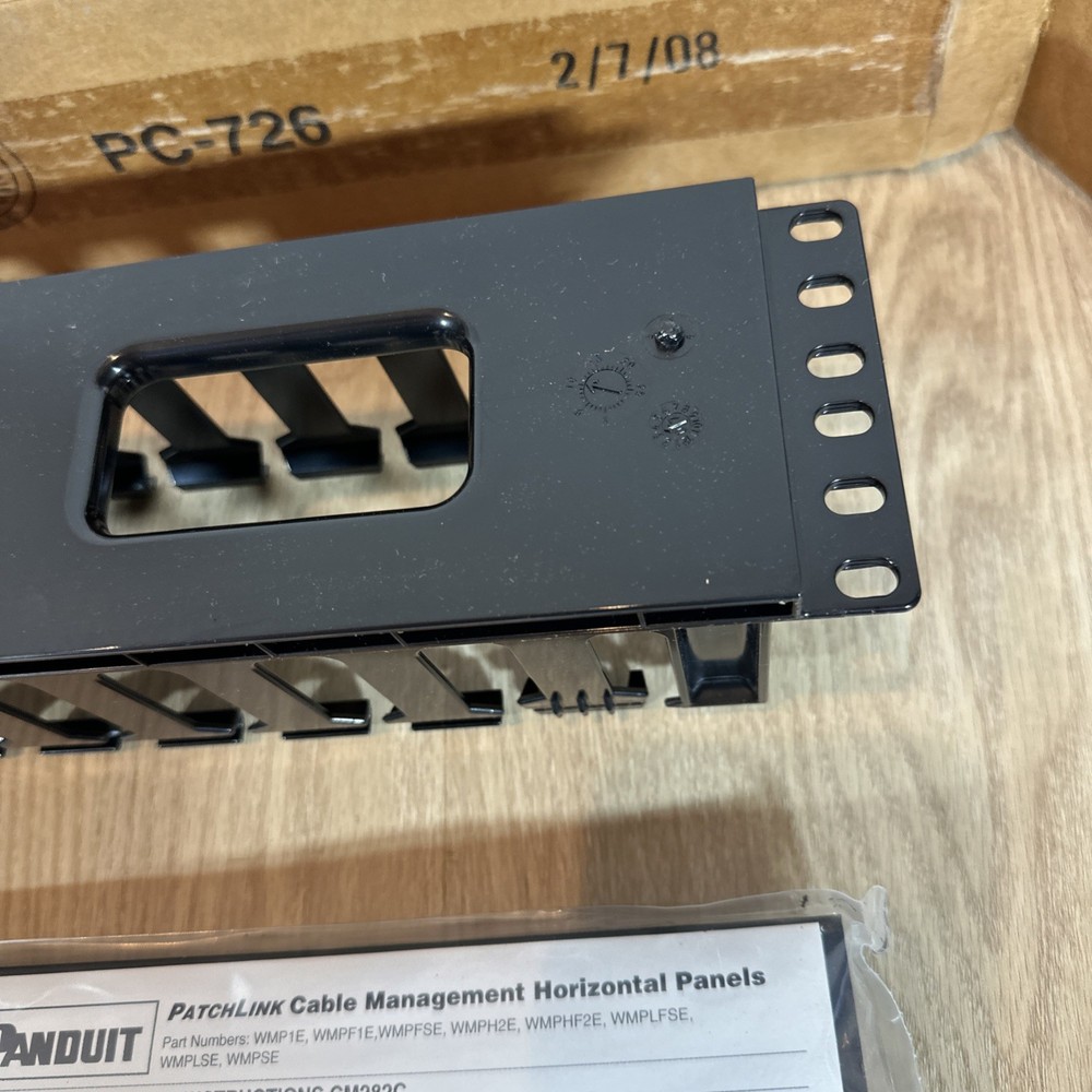 Panduit WMPFSE PatchLink Horizontal Cable Manager 1RU