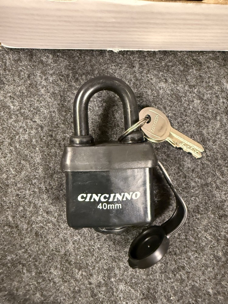 Cincinno Weatherproof Storage Locker Locks 6-Pack, Keyed the Same