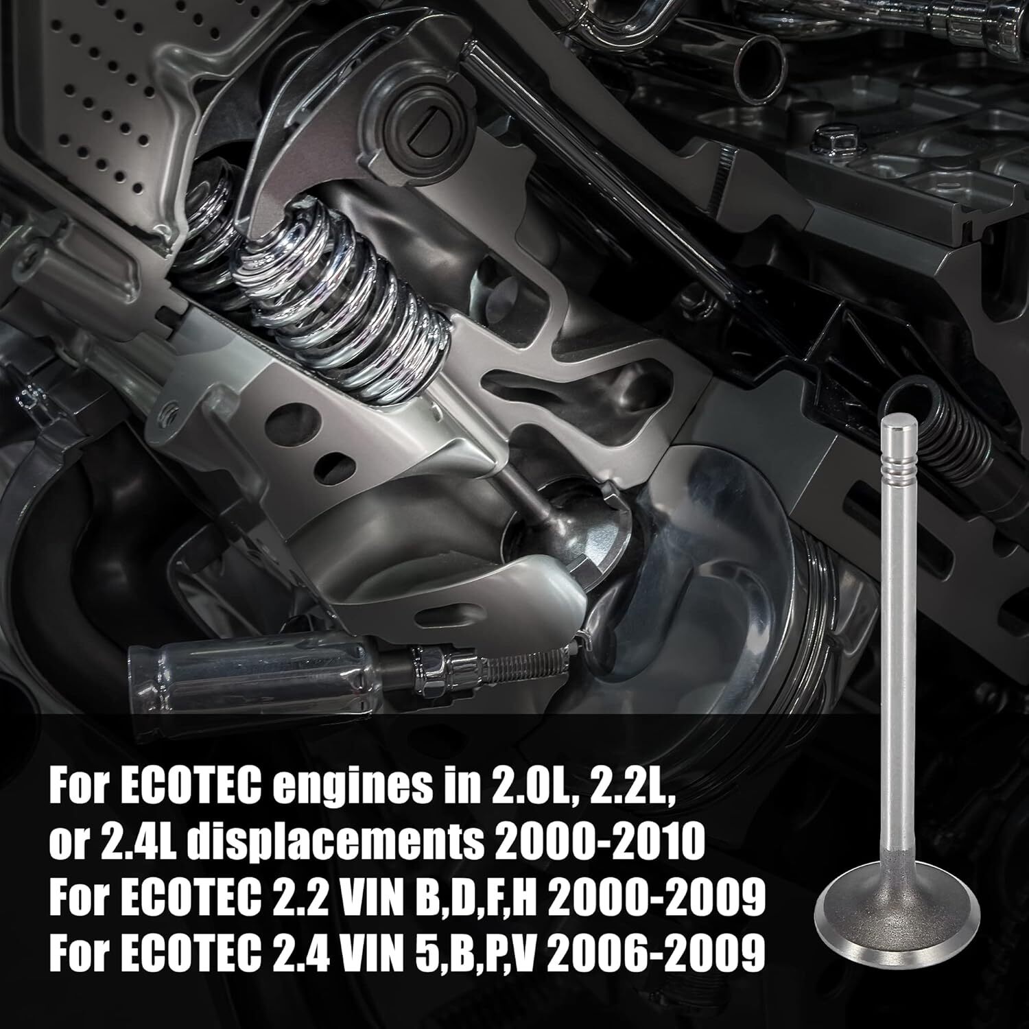 Intake Exhaust Valves For 2007-2017 Chevrolet GM Buick Saturn 2.0/2.4L Engine