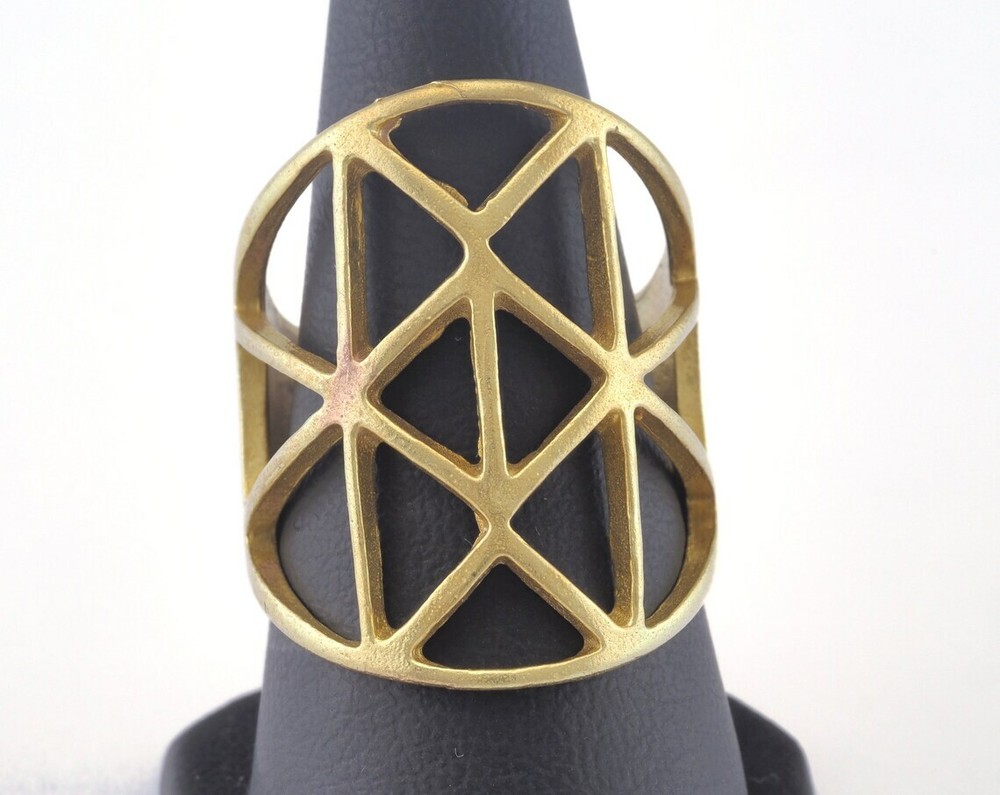 Adjustable Ring Raw brass (18mm 8US inner size) 2750