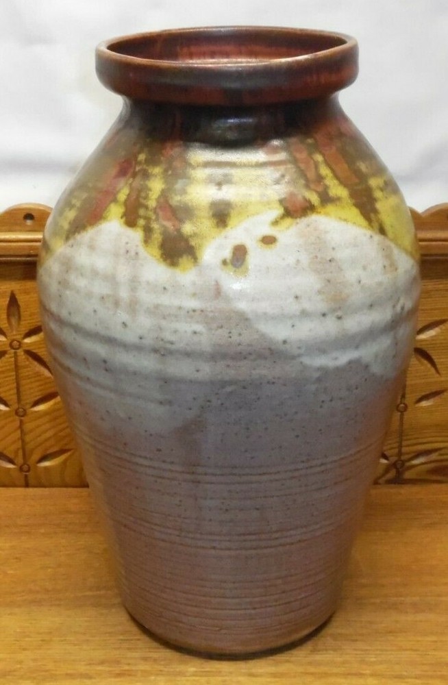 Roy Lee Studio Art Pottery Vase - 14 1/4"