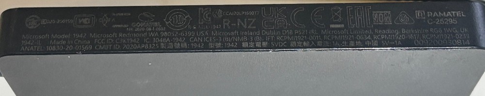 Microsoft Wireless Display Adapter 4K - Model 1942 - Pre-Owned